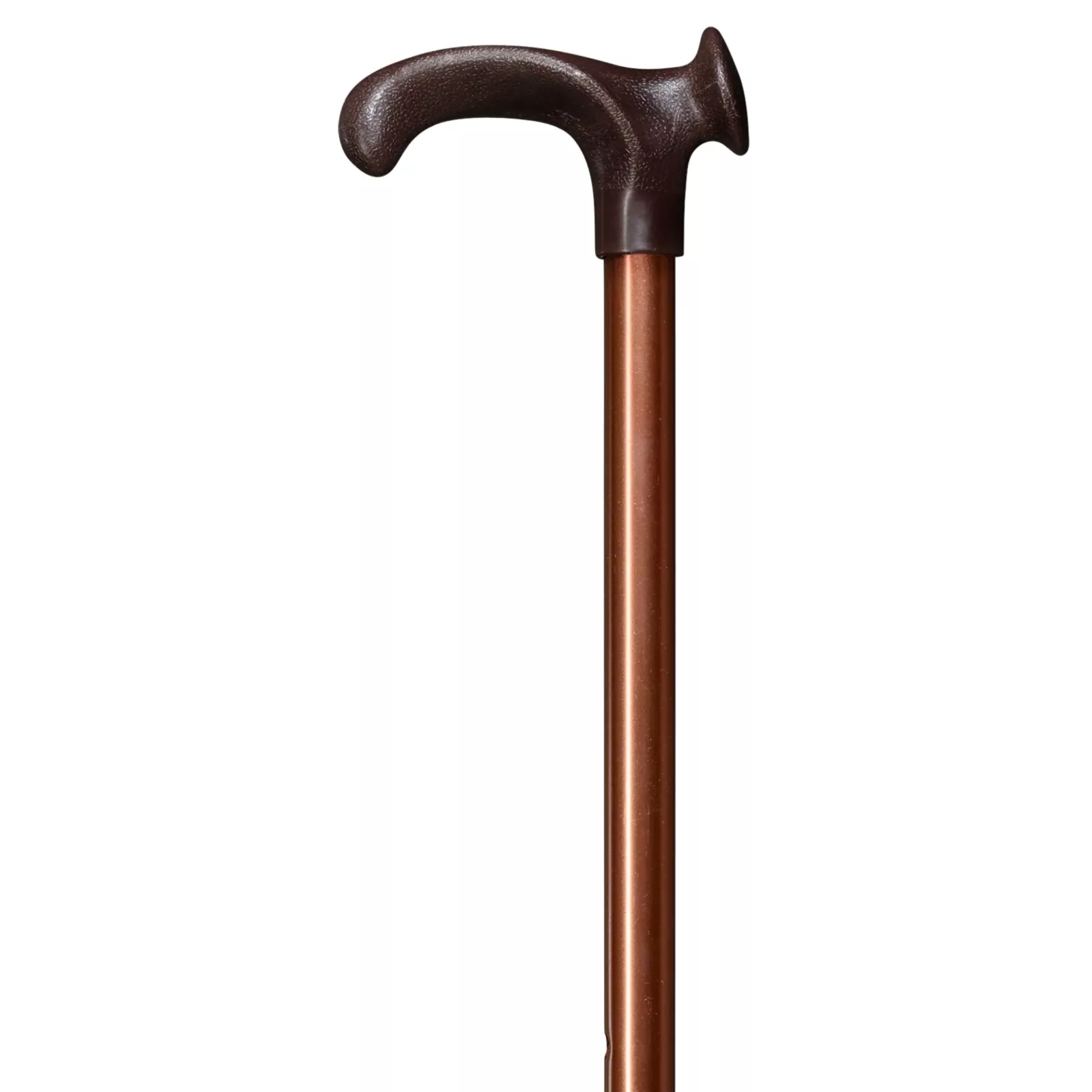 Ergonomischer Gehstock, ergonomischer Relax-Griff, bronzefarben, für Linkshänder