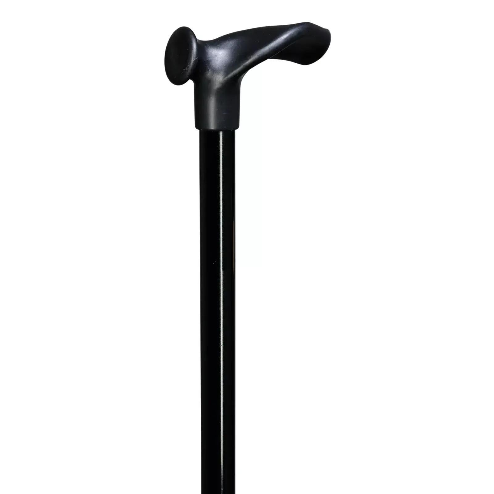 Ergonomischer Gehstock mit Relax-Griff in Schwarz, für Rechtshänder
