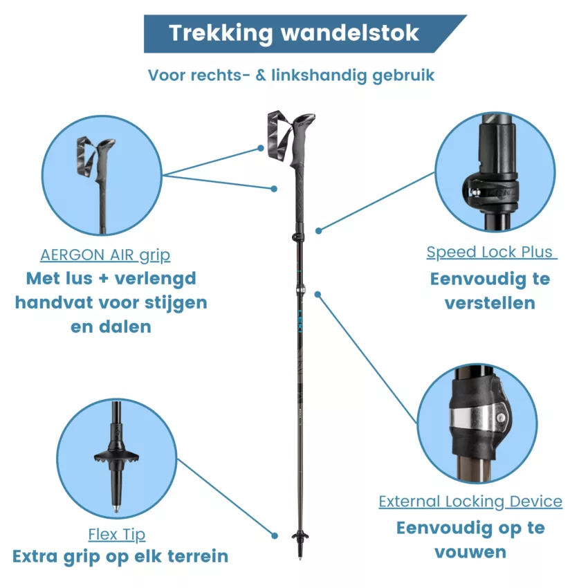 USP-Wanderstock für die Berge