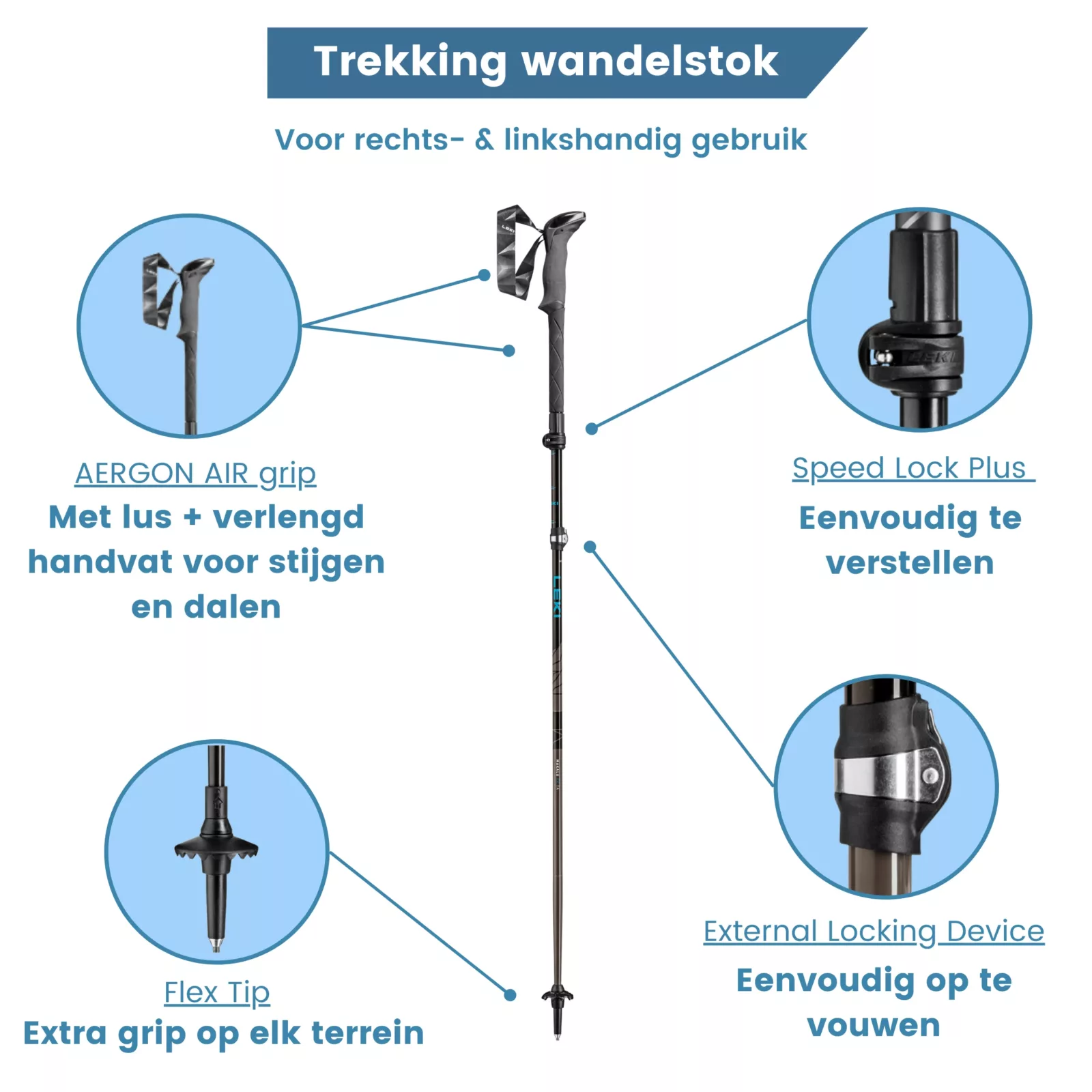 USP-Wanderstock für die Berge