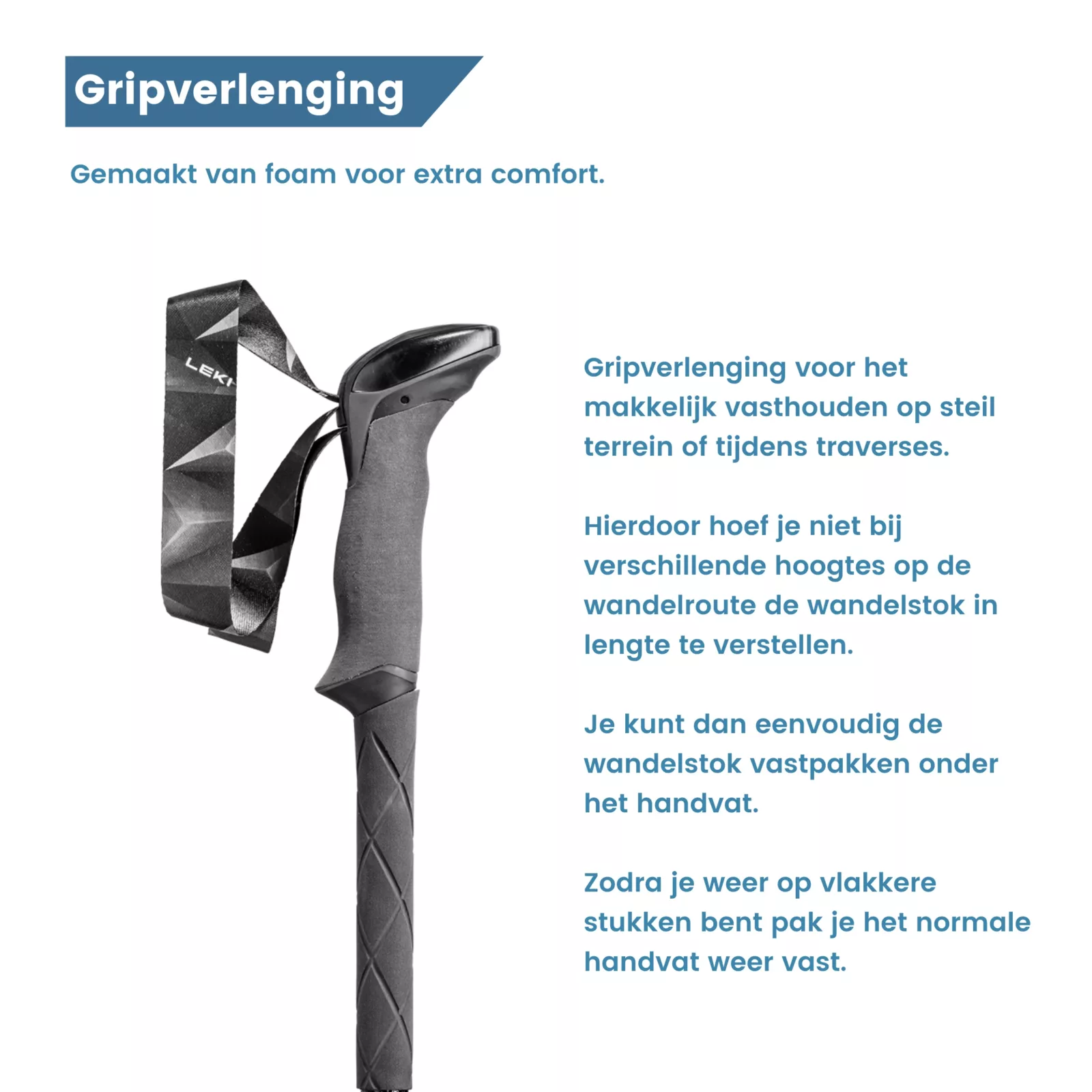 Griffverlängerung für Makalu-Trekkingstöcke