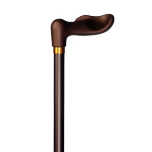 Anatomischer Wanderstock, rechts verstellbar, bronzefarben