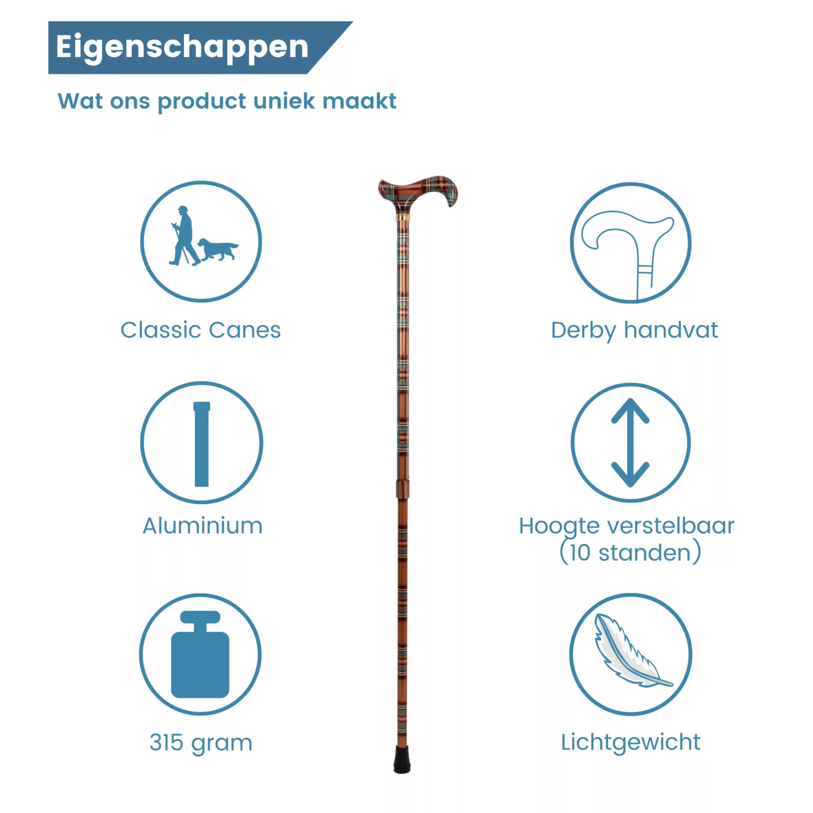Gehstock ausziehbar