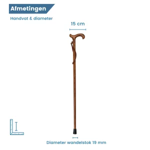 Wanderstock mit Armband, Durchmesser