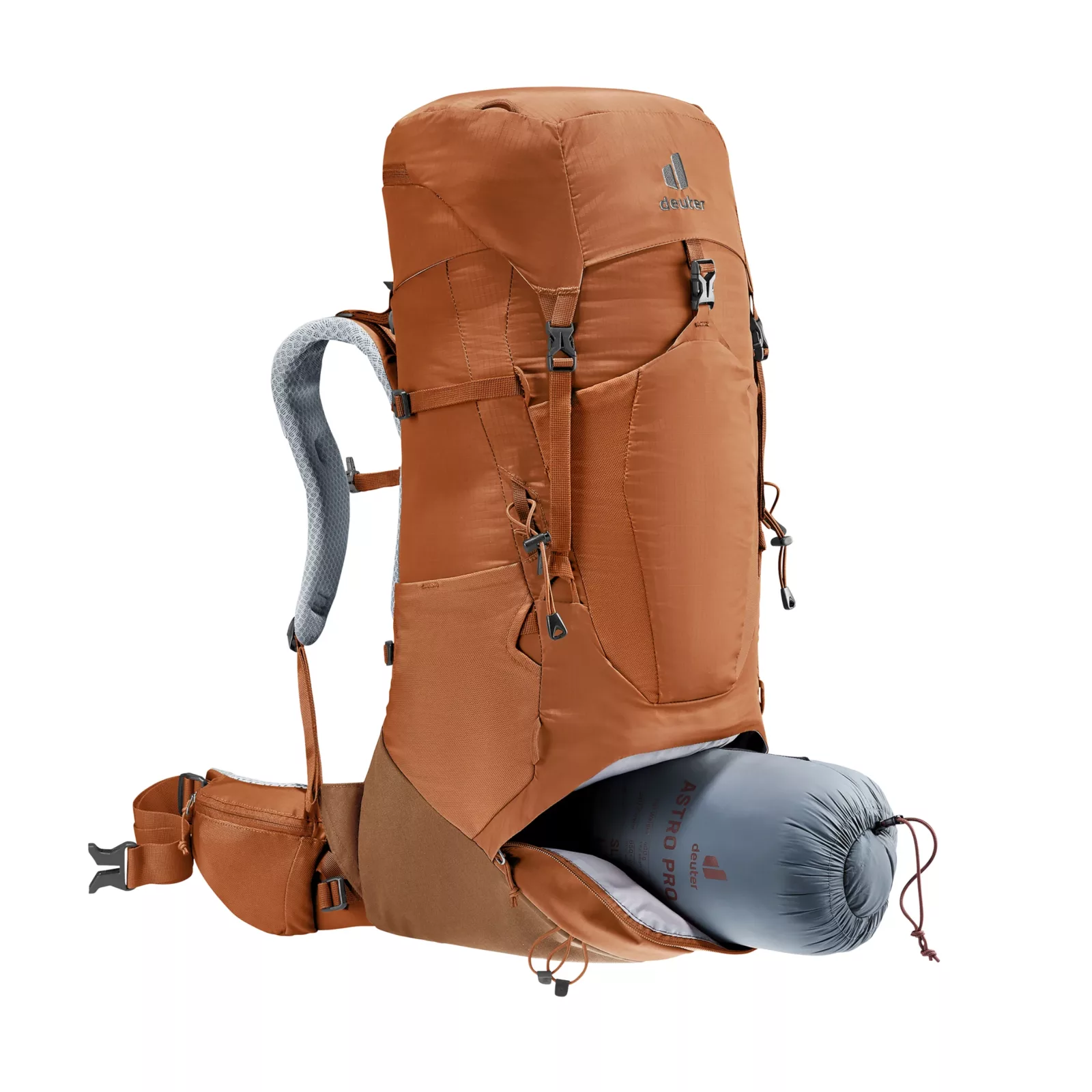 deuter Trekkingrucksack Aircontact Lite 35+10 SL – Braun – Damen