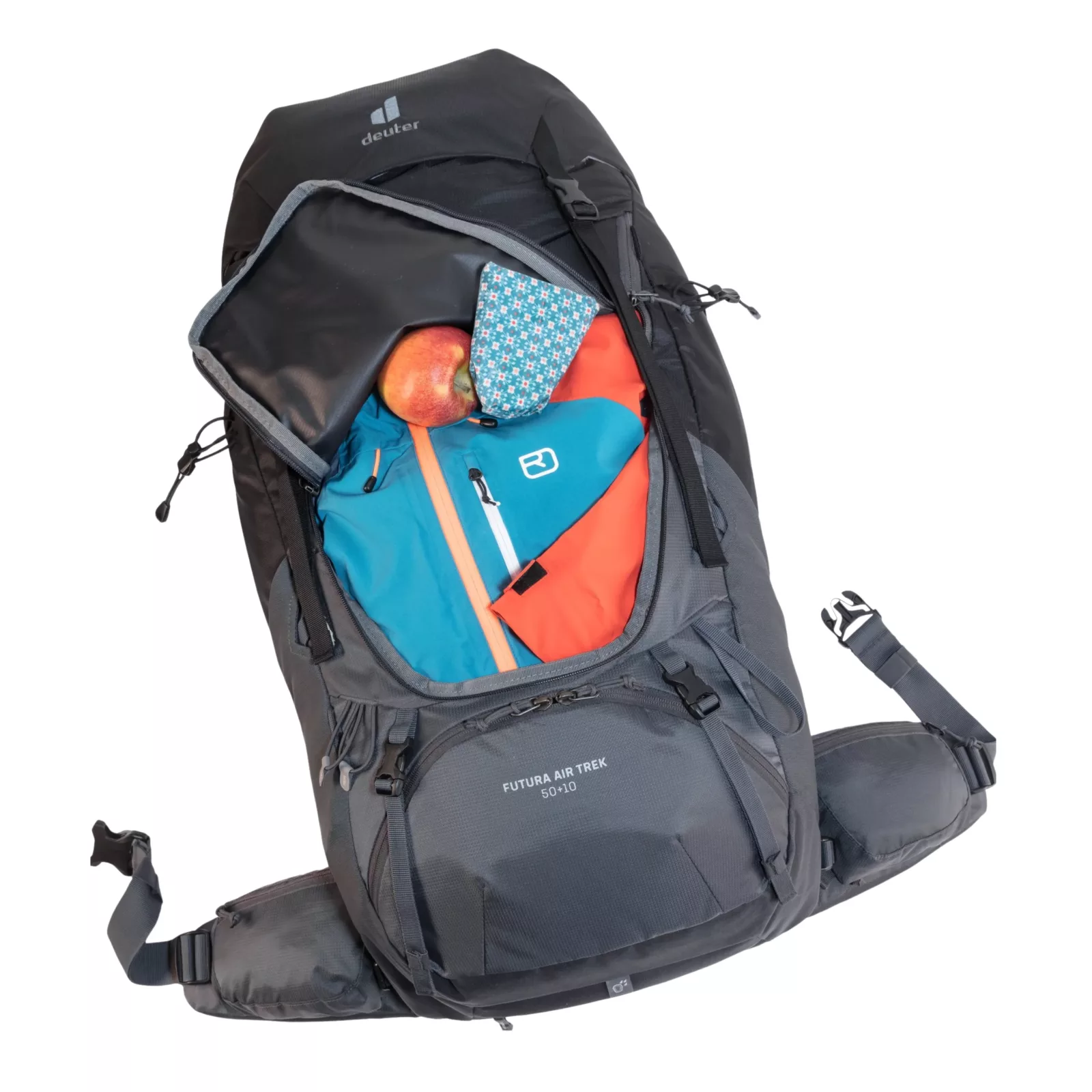 deuter Backpack Futura Air Trek 50+10 – Herren – Anthrazit