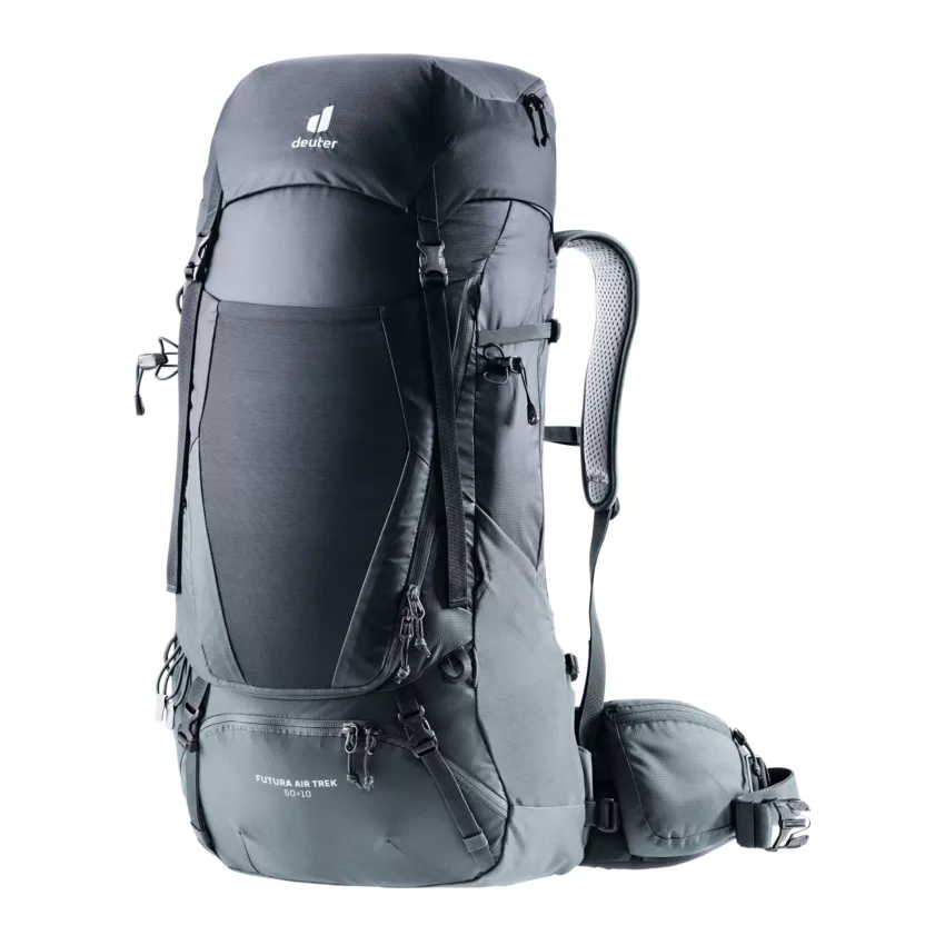 deuter Backpack Futura Air Trek 50+10 – Herren – Anthrazit
