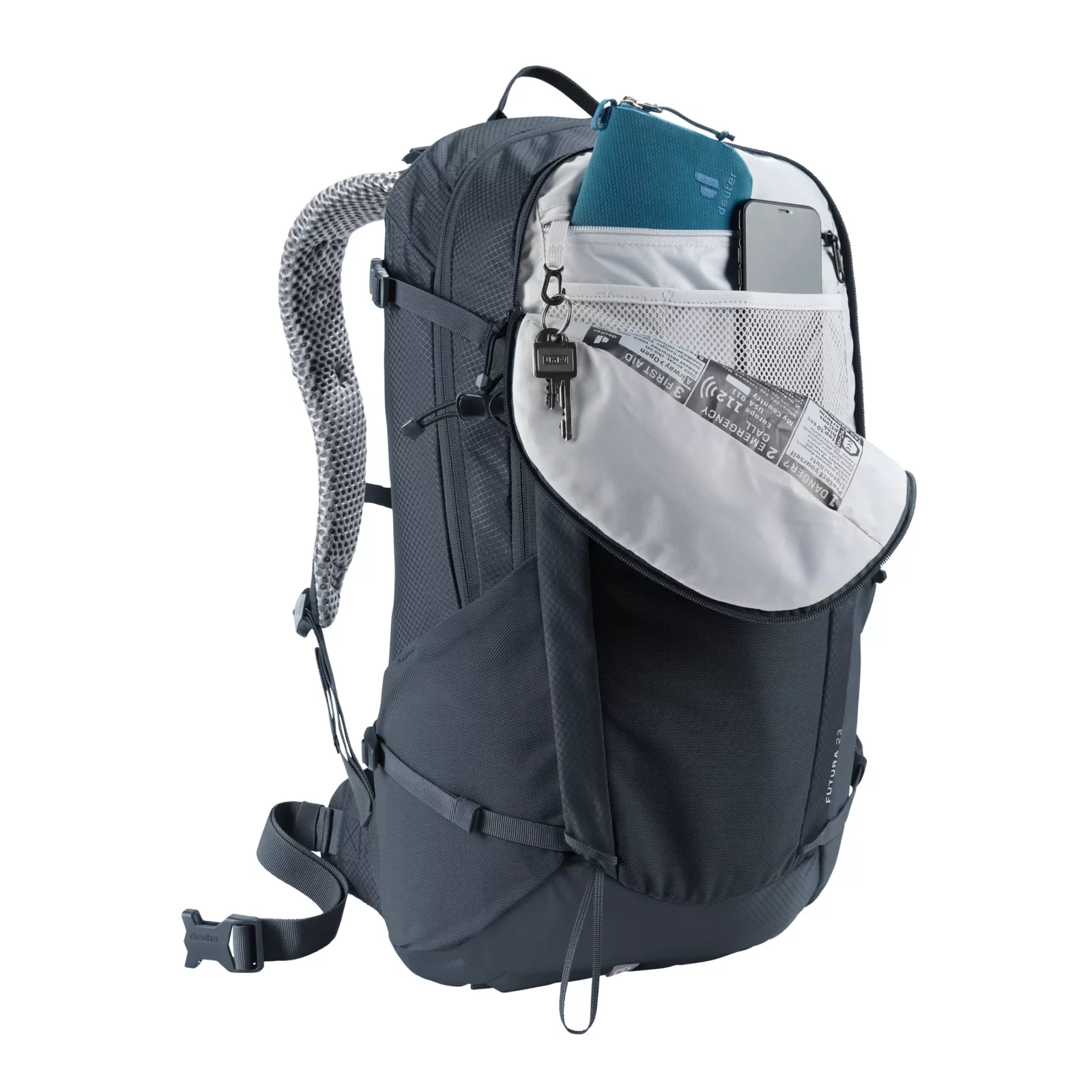 deuter Wanderrucksack Futura 23 – Herren – Schwarz