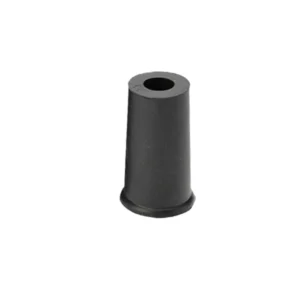 Stock-Gummipuffer, schwarz, rund, 12 mm