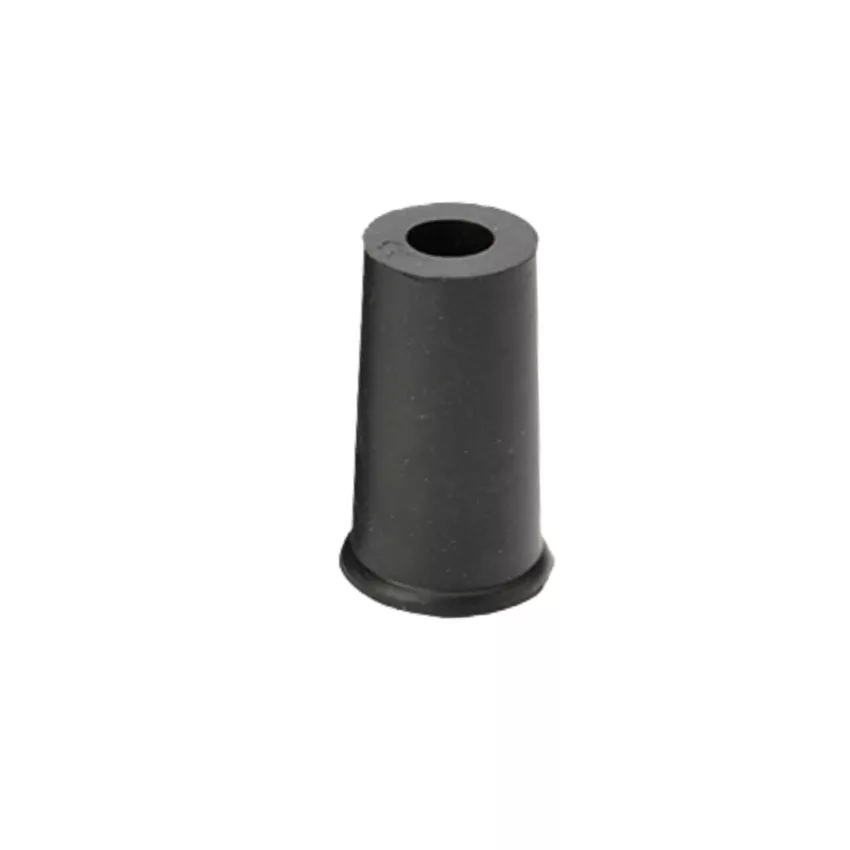 Stock-Gummipuffer, schwarz, rund, 12 mm