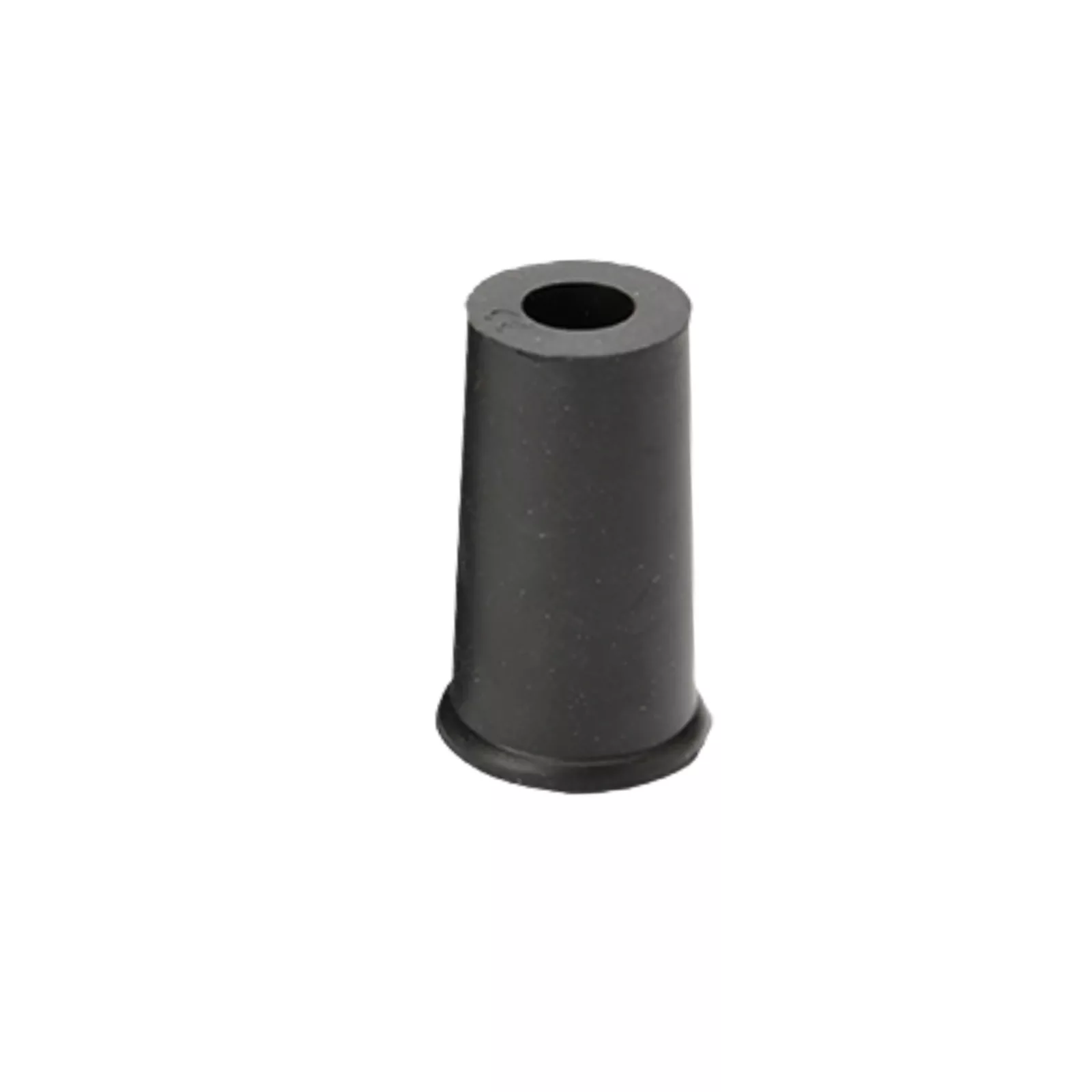 Stock-Gummipuffer, schwarz, rund, 12 mm