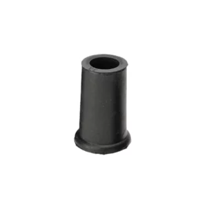 Stock-Gummipuffer, schwarz, rund, 16 mm