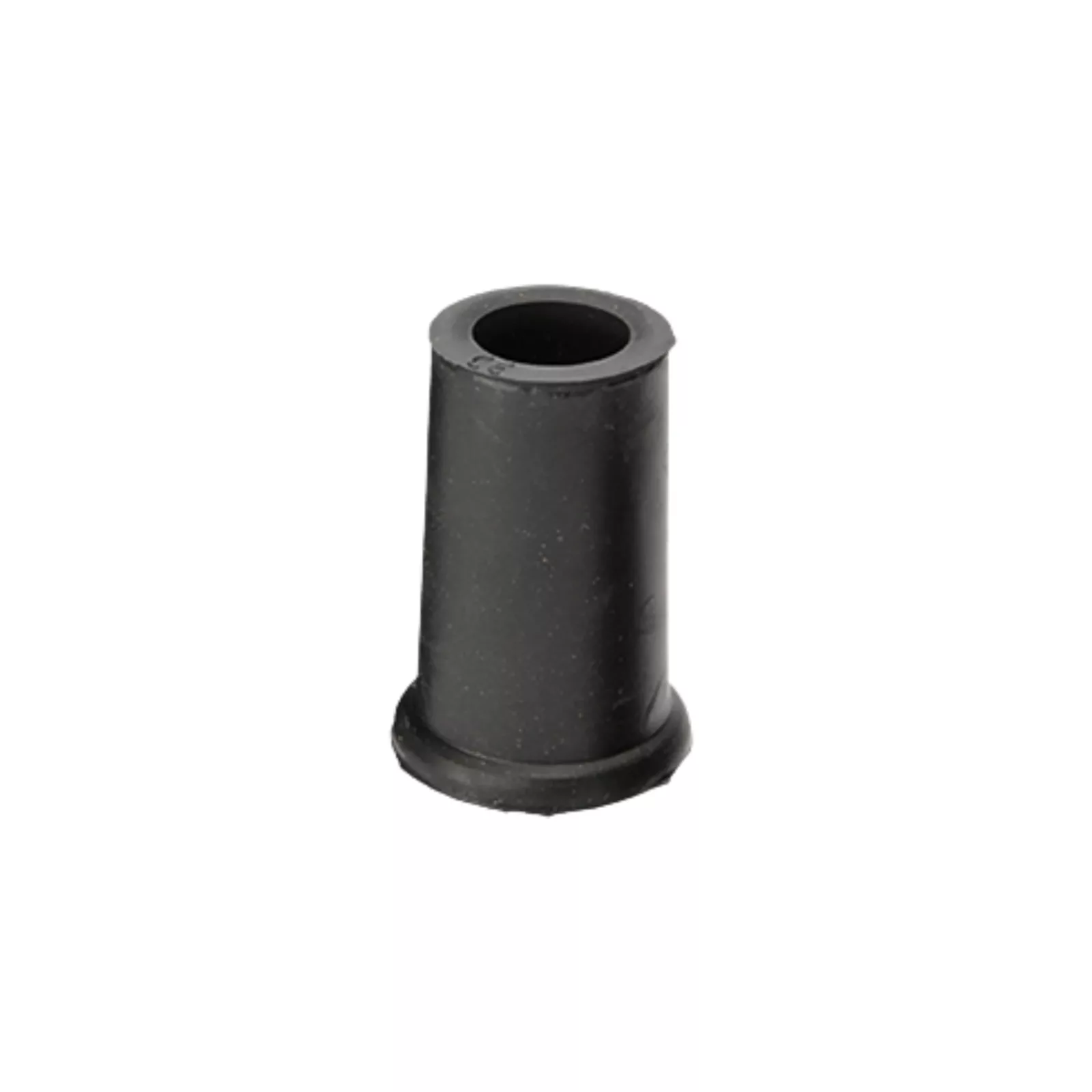 Stock-Gummipuffer, schwarz, rund, 16 mm