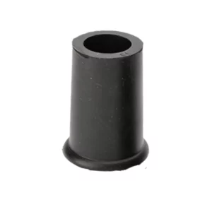 Stock-Gummipuffer, schwarz, rund, 22 mm