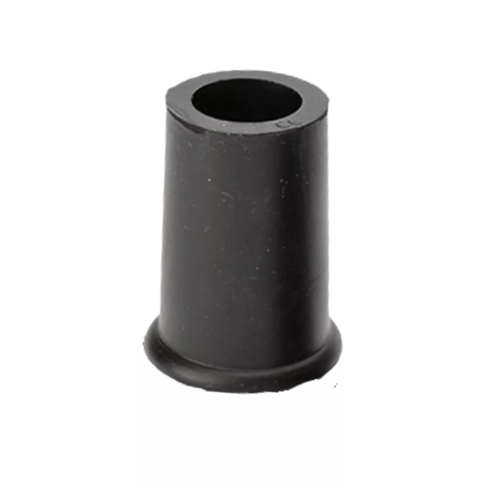 Stock-Gummipuffer, schwarz, rund, 22 mm
