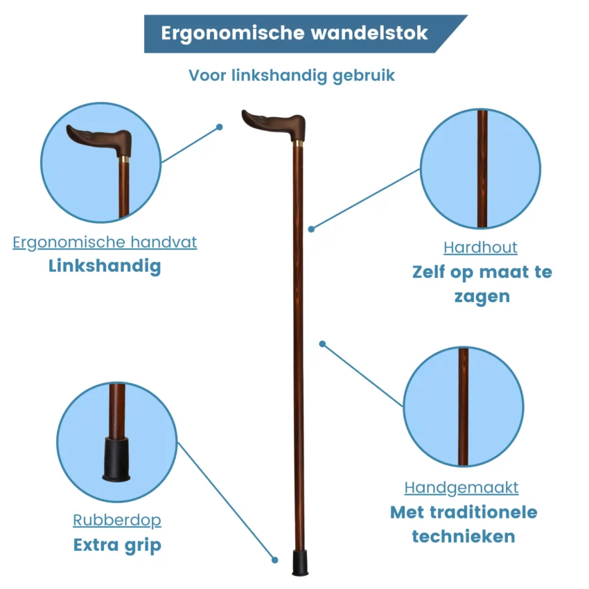 Softtouch-Griff links, USP-Wanderstock