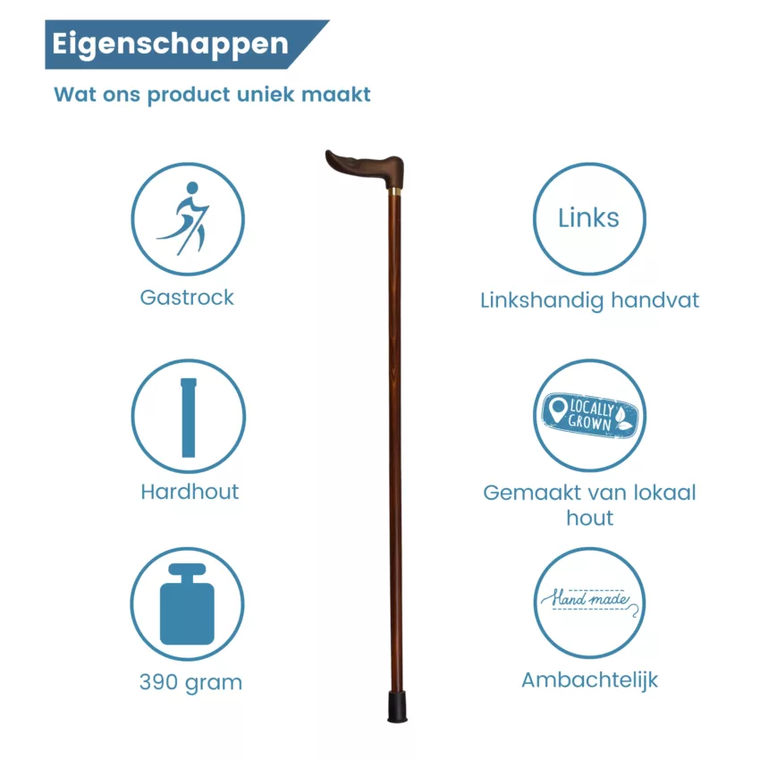 ups Ergonomischer Gehstock Soft Touch links