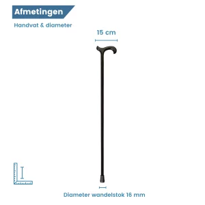 Gehstock aus Buchenholz, Durchmesser