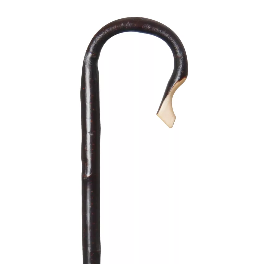 Hirtenstock aus Kastanienholz mit Rinde, 137 cm