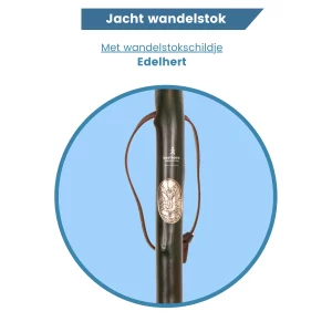 Wanderstock mit Hirsch-Emblem