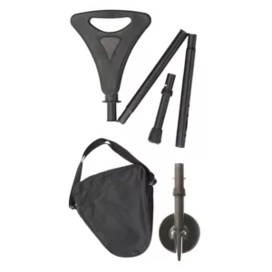 Gastrock faltbarer Flipstick schwarz