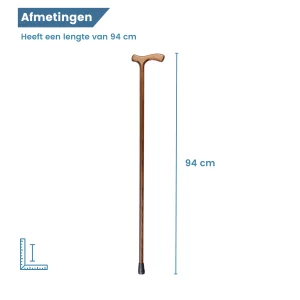 Maße des braunen Wanderstocks