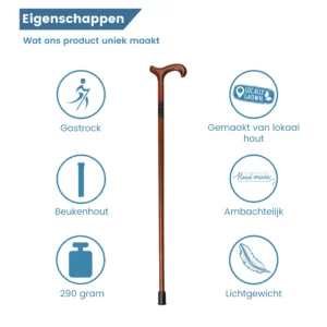 Eigenschaften des Wanderstocks