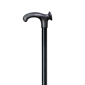 Ergonomischer Gehstock in Schwarz mit Griff für die linke Hand