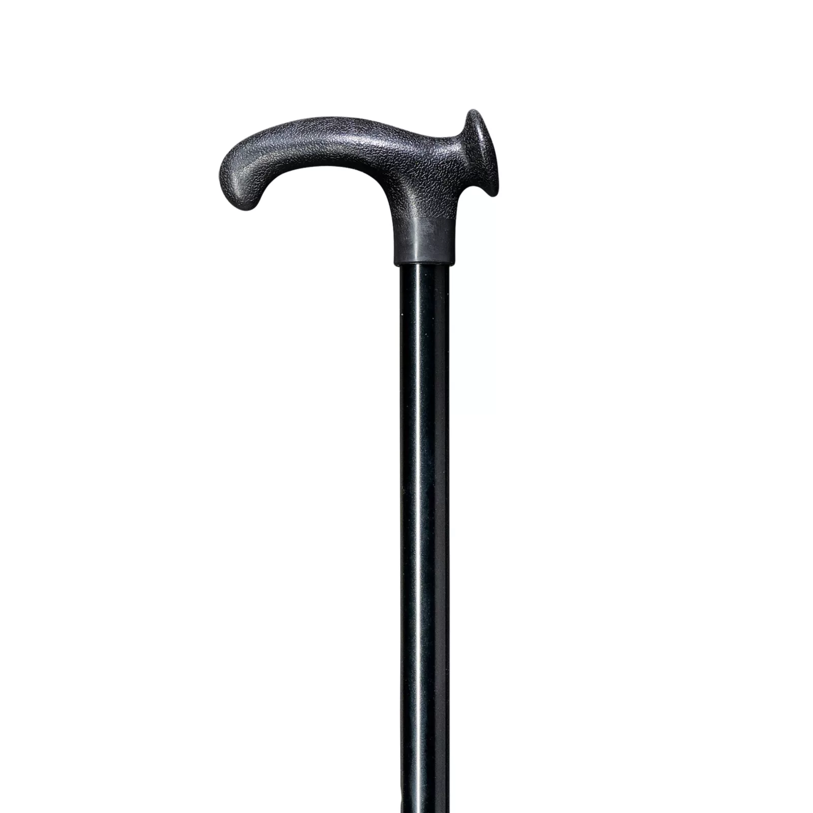 Ergonomischer Gehstock in Schwarz mit Griff für die linke Hand