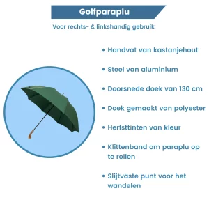 Eigenschaften des Golfschirms