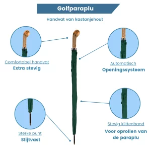 Golfschirm grün Elite