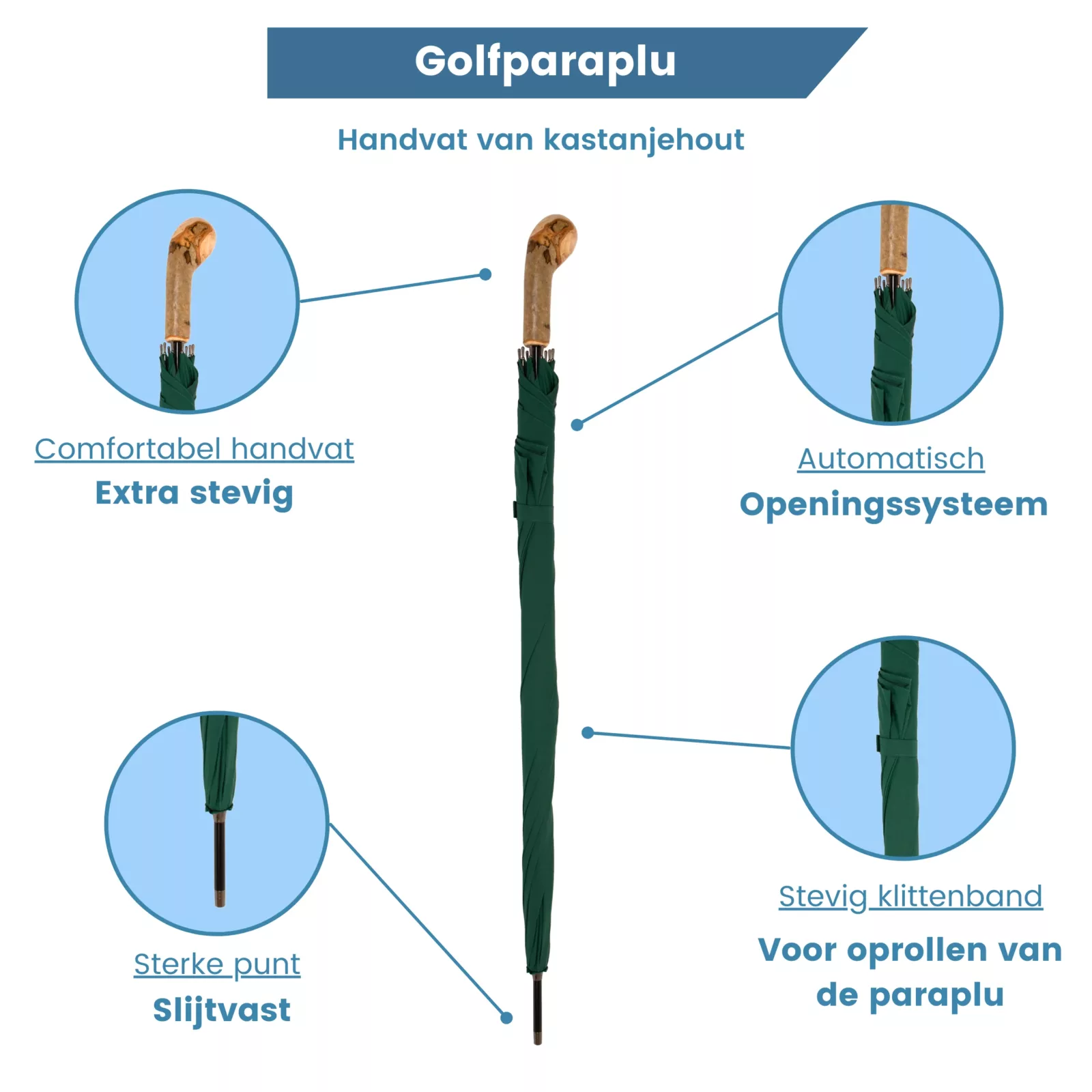Golfschirm grün Elite