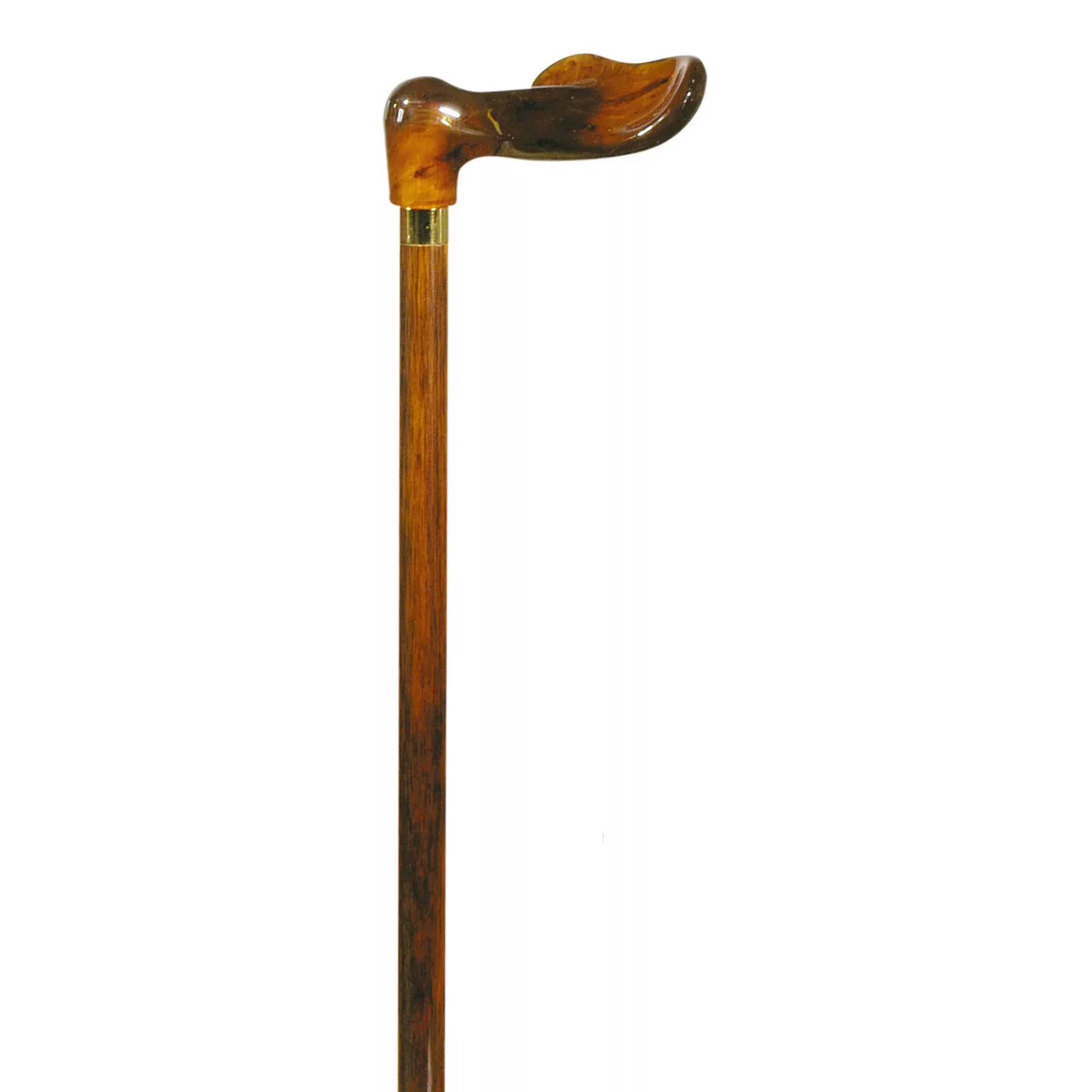 Ergonomischer Gehstock mit Acrylgriff rechts
