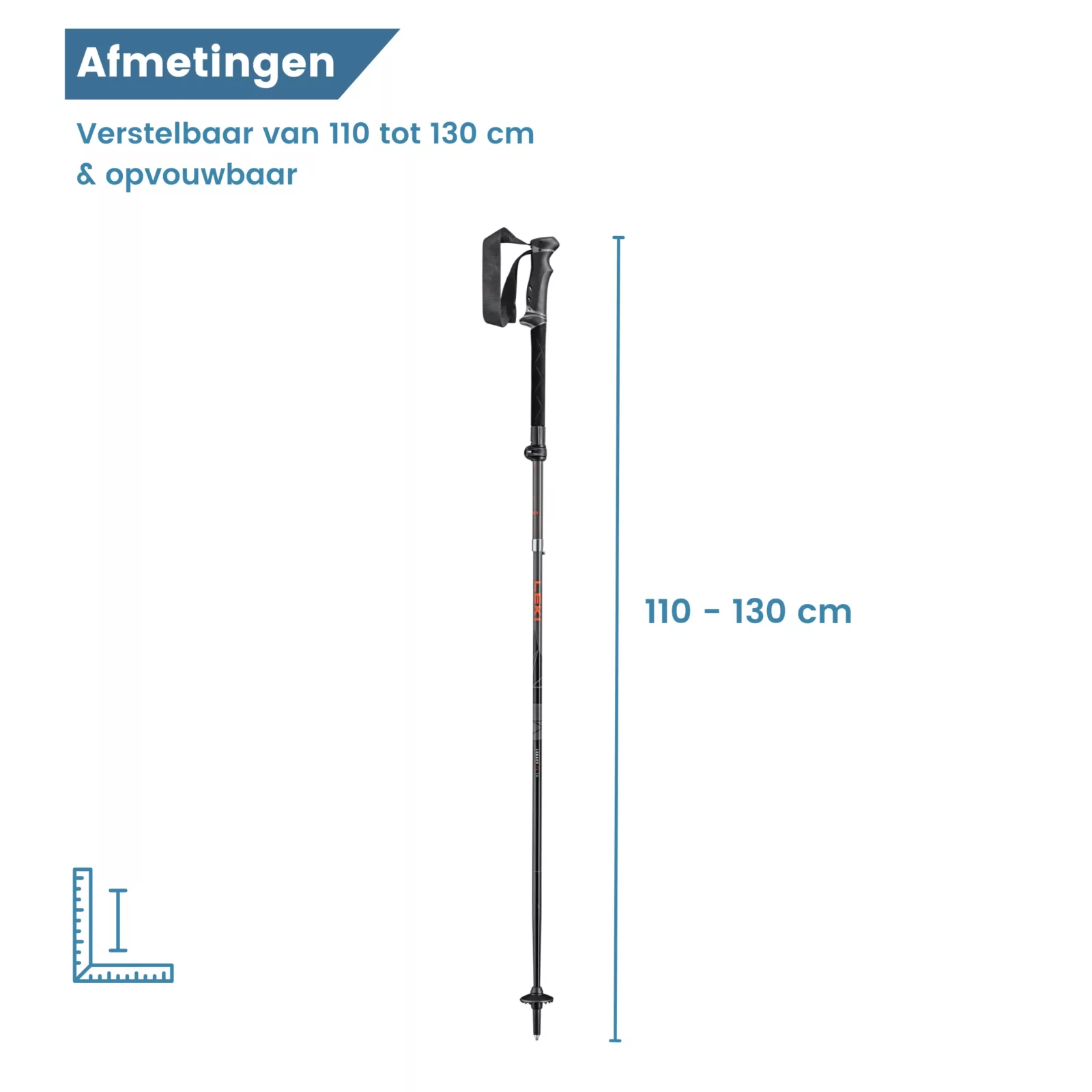 Wanderungen Wanderstock-Maße