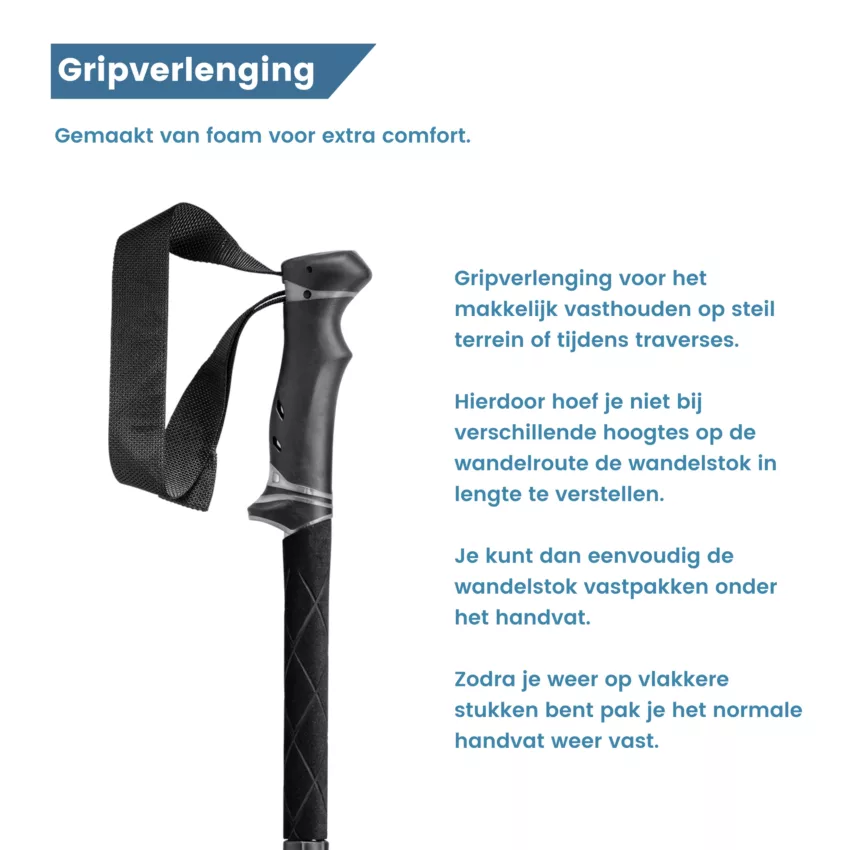 Griffverlängerung für den „Legacy“ Klappstock