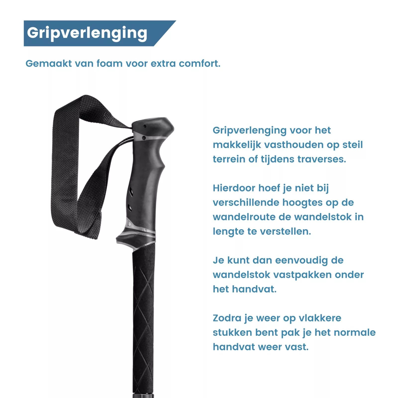 Griffverlängerung für den „Legacy“ Klappstock