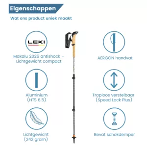 Eigenschaften des Trekkingstocks