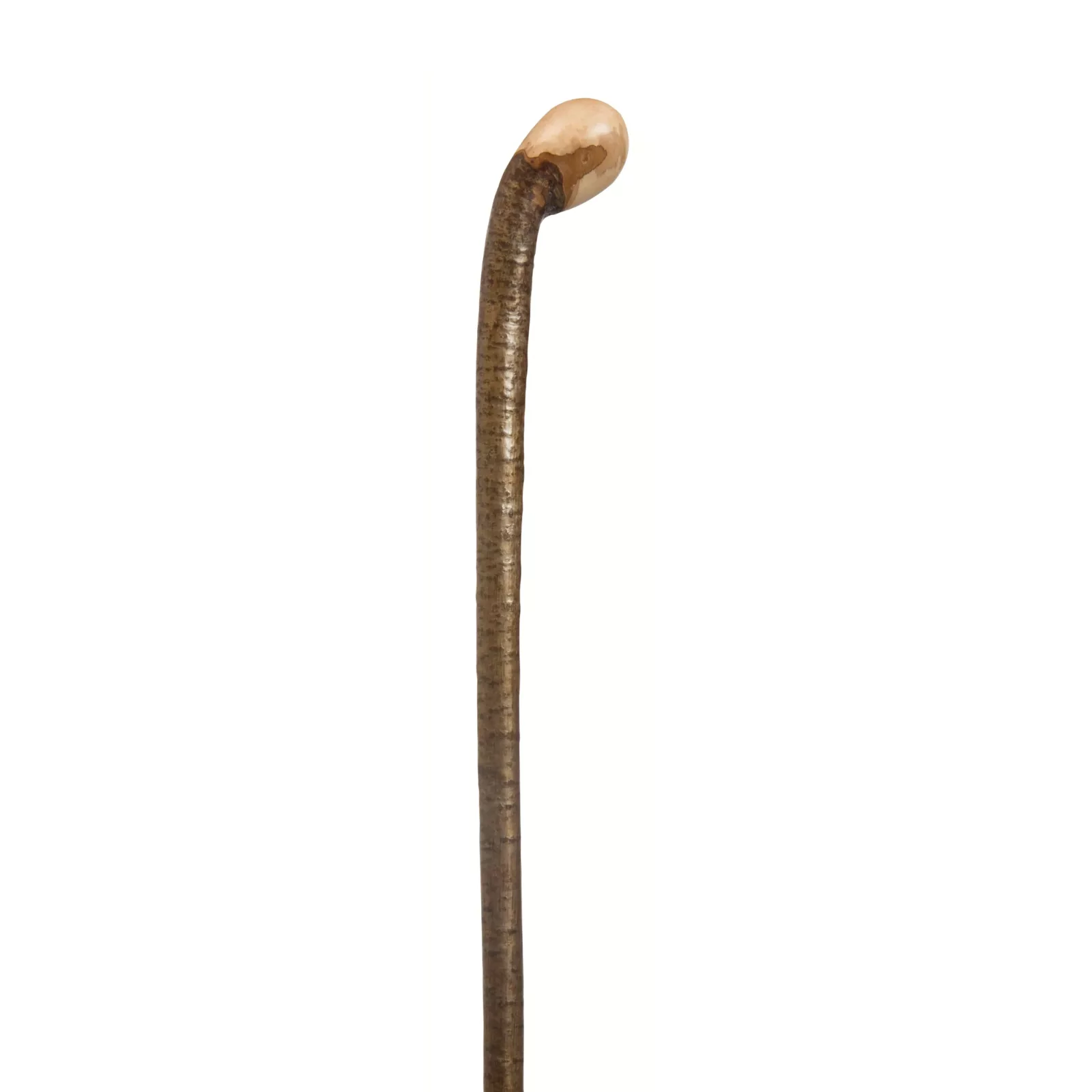 Jagdstock aus Haselnussholz mit Knopfgriff, 122 cm