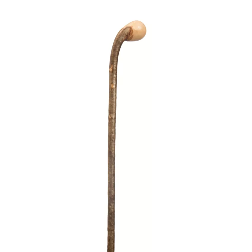 Jagdstock aus Haselnussholz, Knopfstock, 92 cm