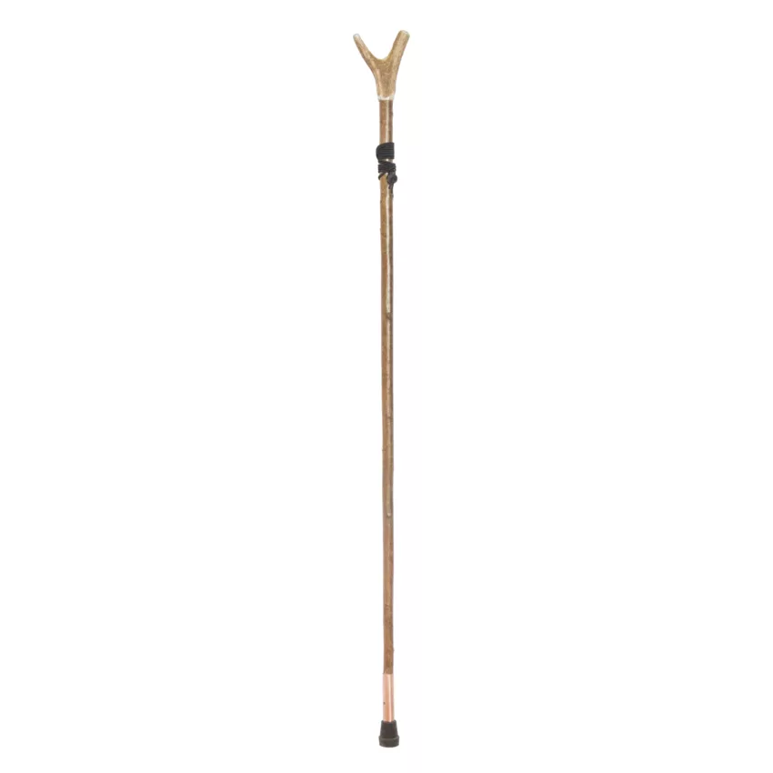 Jagdstock, Hirschgeweih, Watstock für Angler