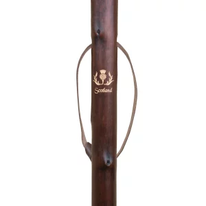 Jagdstock aus Kastanienholz mit schottischer Distel