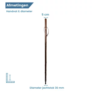 Durchmesser eines Labrador-Retriever-Jagdstocks