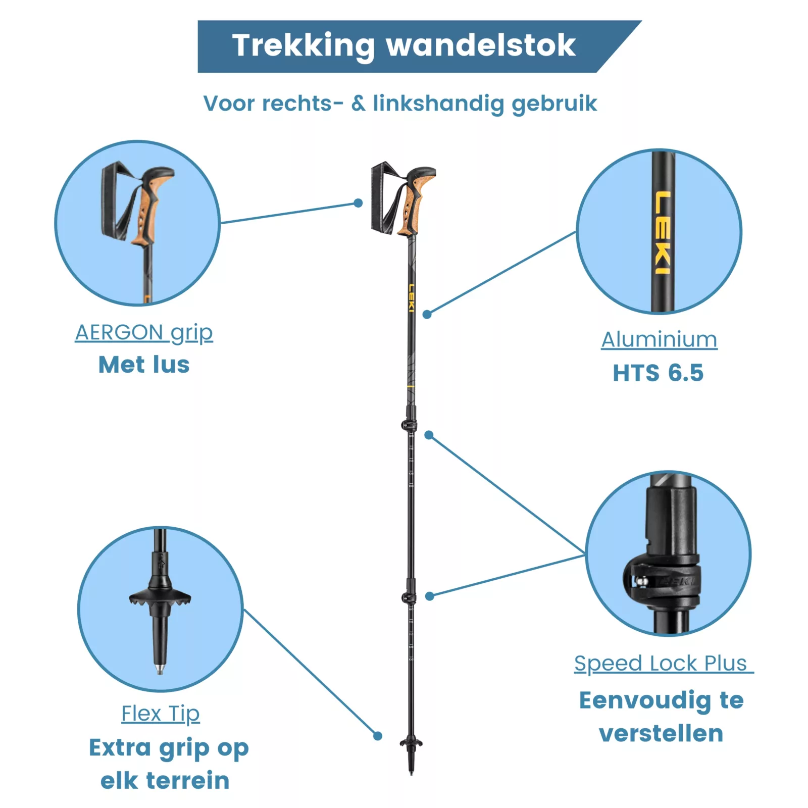 Wanderstock für Trekkingtouren – US-Spezifikation