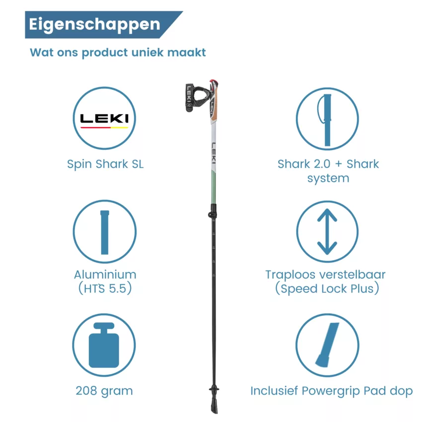 Eigenschaften des neuen Wanderstocks
