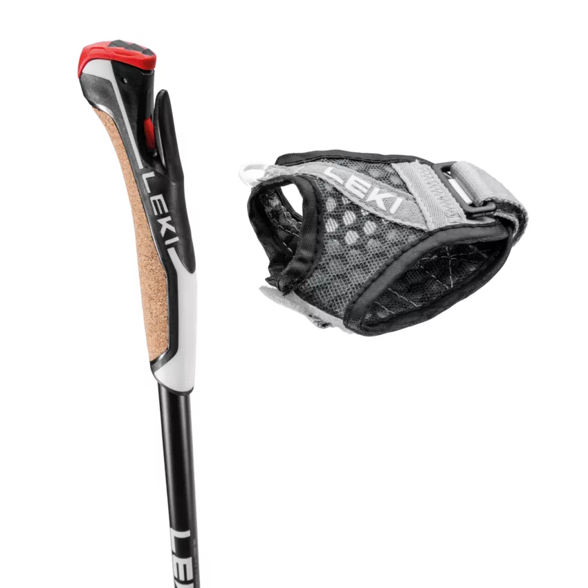Nordic Walking Stöcke Flash Carbon 100 cm Handschuh