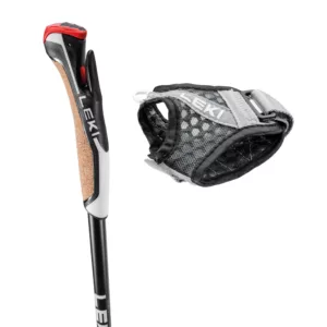 Nordic Walking Stöcke Flash Carbon 120 cm Handschuh