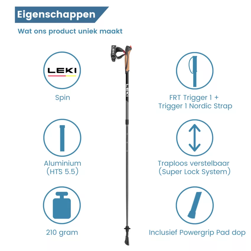 Nordic Walking Stöcke „Spin Ups“