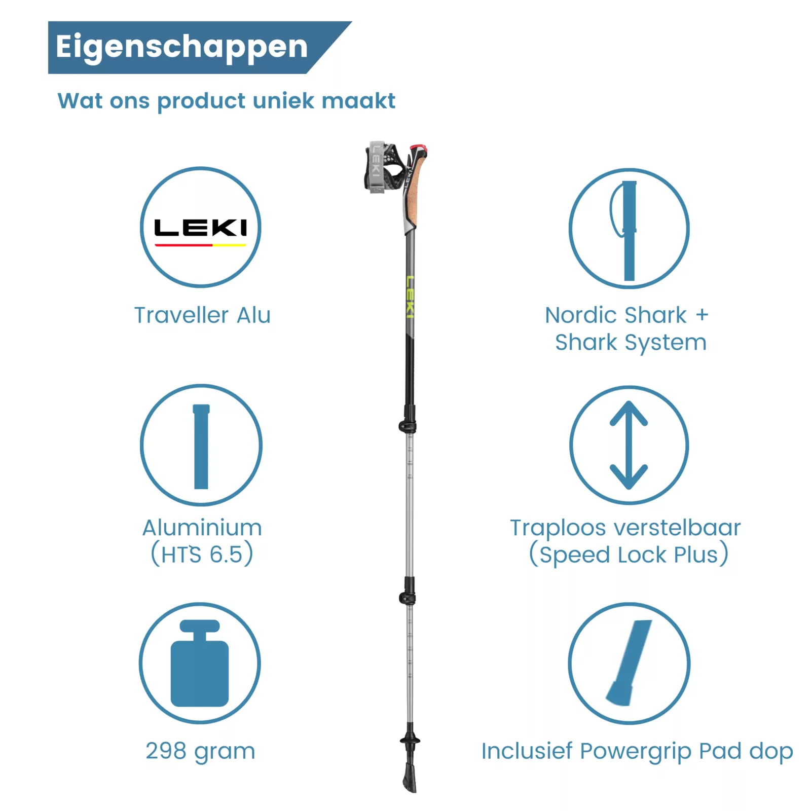 Eigenschaften des Wanderstocks
