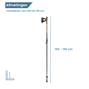 Durchmesser des Nordic Walking Stocks