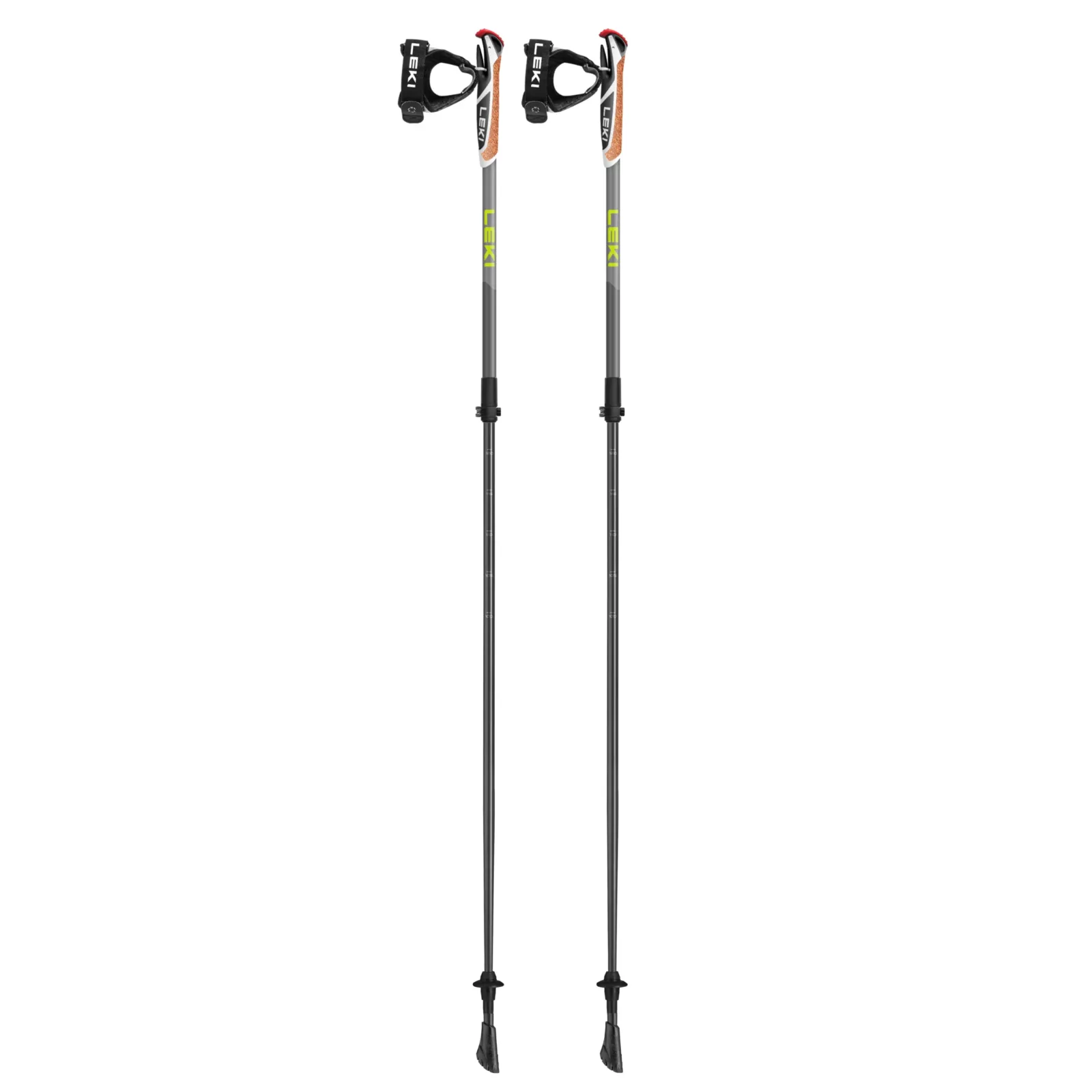 Nordic Walking Stöcke Spin Shark SL Silber mit Grau
